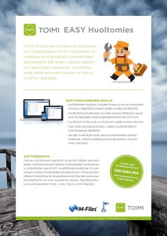 EASY Huoltomies -tuotekortti