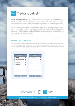 EASY-Tiedostopalvelin -tuotekortti