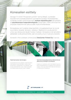 Storage IT Konesali-tuotekortti